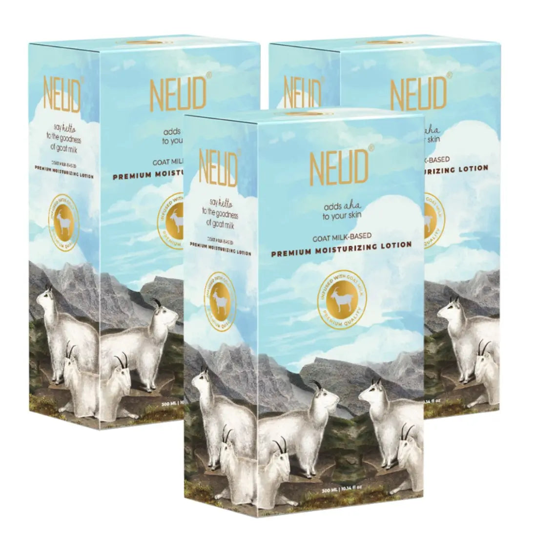 NEUD Goat Milk Moisturizing Lotion for Men and Women