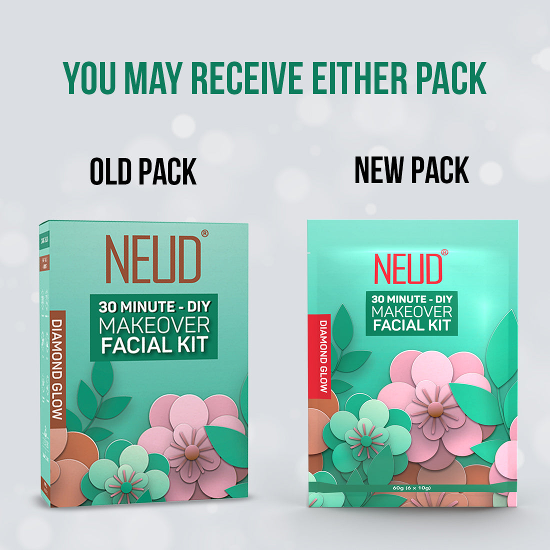 NEUD 6-Step DIY Makeover Facial Kit for Salon-Like Glow at Home