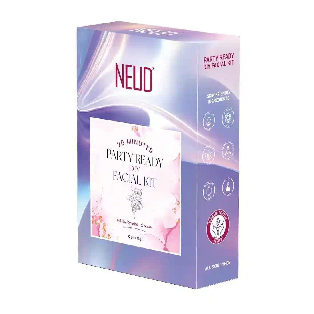 NEUD Party-Ready DIY Facial Kit with Strobe Cream