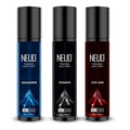NEUD 3-in-1 Perfumed Body Sprays, Long-Lasting Deodorants, No Gas, No CFC Formula - 3 x 120ml Each