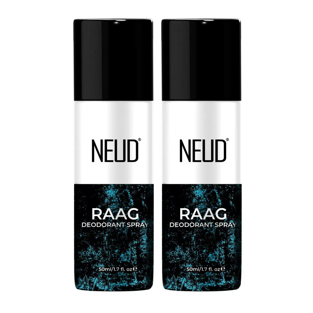 NEUD RAAG Unisex Deodorant Perfumed Body Spray with Notes of Citrus, Jasmine, Musk, 24-Hour Odor Protection - 50ml