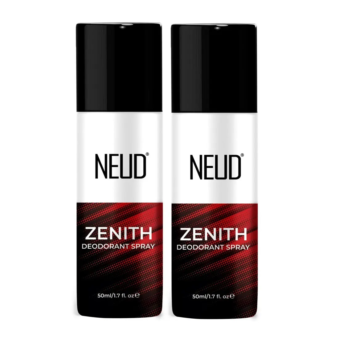 NEUD ZENITH Unisex Deodorant Perfumed Body Spray with Notes of Lotus, Szechuan Pepper, Sandalwood, 24-Hour Odor Protection - 50ml