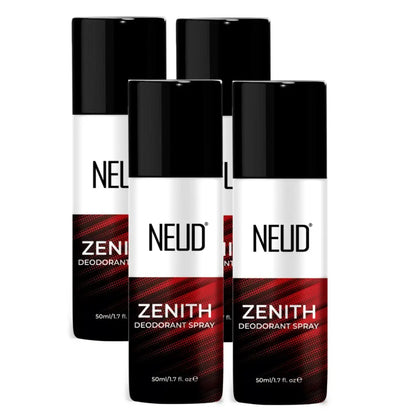 NEUD ZENITH Unisex Deodorant Perfumed Body Spray with Notes of Lotus, Szechuan Pepper, Sandalwood, 24-Hour Odor Protection - 50ml