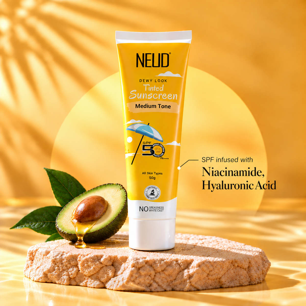 NEUD Dewy Look Tinted Sunscreen 50g