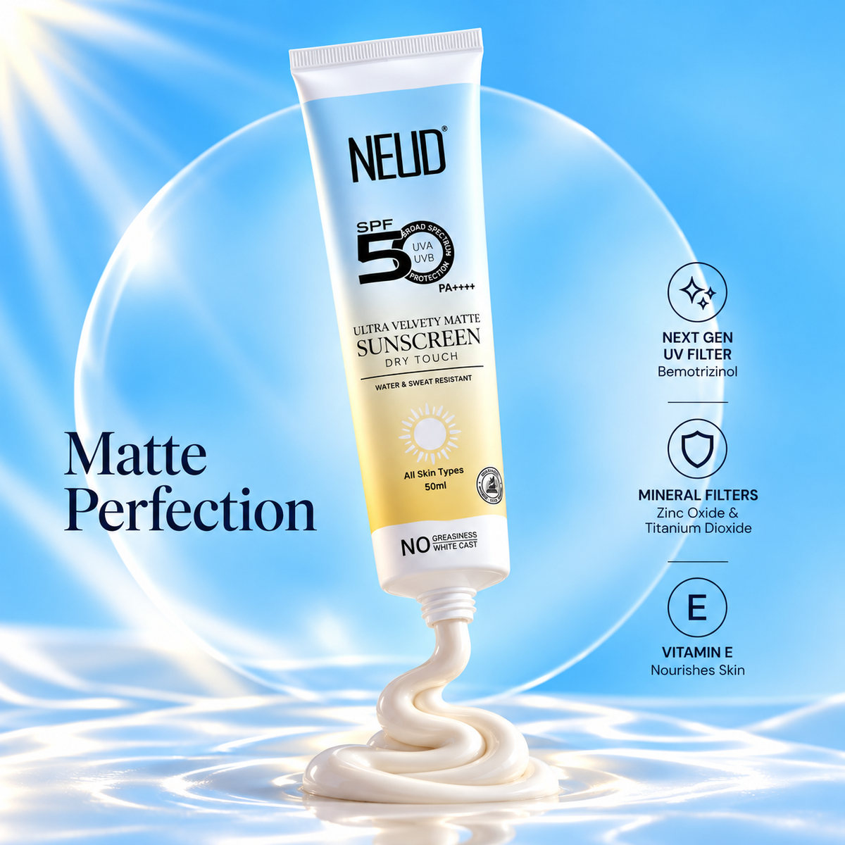 NEUD Ultra-Matte Sunscreen 50g