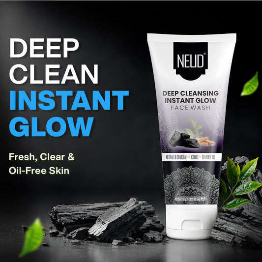 NEUD Deep Cleansing Instant Glow Face Wash for Men and Women - 70ml