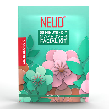 NEUD 6-Step DIY Makeover Facial Kit for Salon-Like Glow at Home