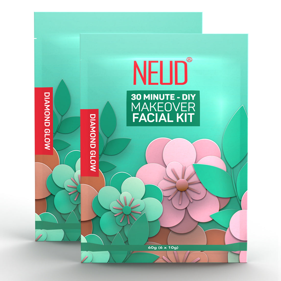 NEUD 6-Step DIY Makeover Facial Kit for Salon-Like Glow at Home
