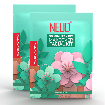 NEUD 6-Step DIY Makeover Facial Kit for Salon-Like Glow at Home