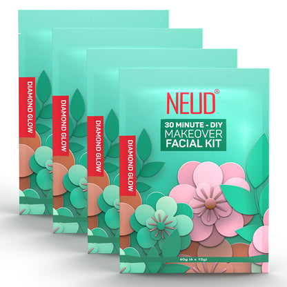NEUD 6-Step DIY Makeover Facial Kit for Salon-Like Glow at Home
