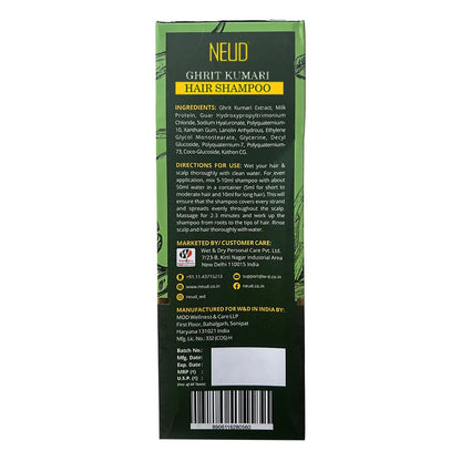 NEUD Premium Ghrit Kumari Hair Shampoo for Men and Women