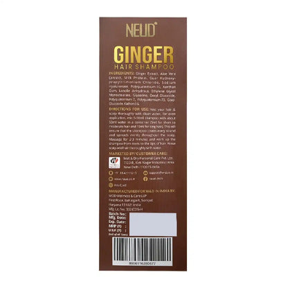 NEUD Combo - Ginger Hair Oil and Shampoo for Men & Women