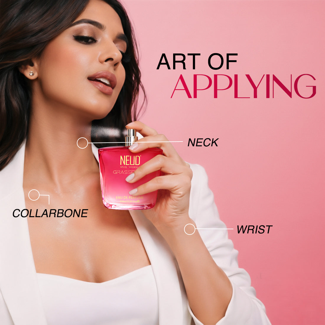 NEUD Grasse Pink Luxury Perfume for Modern Women Long Lasting EDP - 100ml