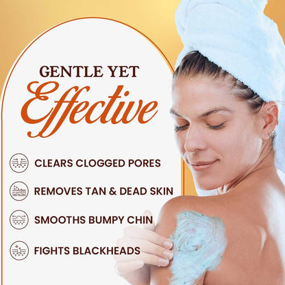 NEUD Gentle Exfoliating Scrub with Manuka Honey, Kojic Acid and Alpha Arbutin for Naturally Clear Skin - 100g