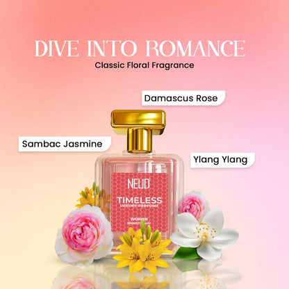 NEUD Luxury Perfume Gift Set for Women 3x50ml - Long-Lasting Strong Fragrances for Daily and Party Use