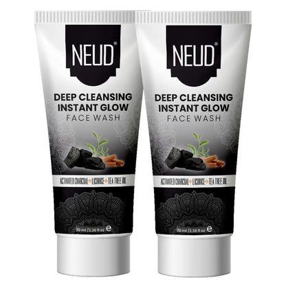 NEUD Deep Cleansing Instant Glow Face Wash for Men and Women - 70ml