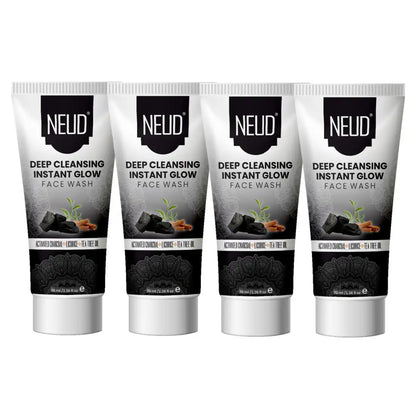 NEUD Deep Cleansing Instant Glow Face Wash for Men and Women - 70ml