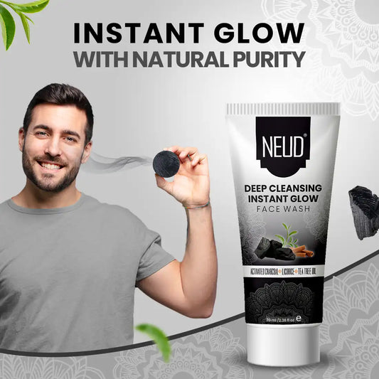 NEUD Deep Cleansing Instant Glow Face Wash for Men and Women - 70ml