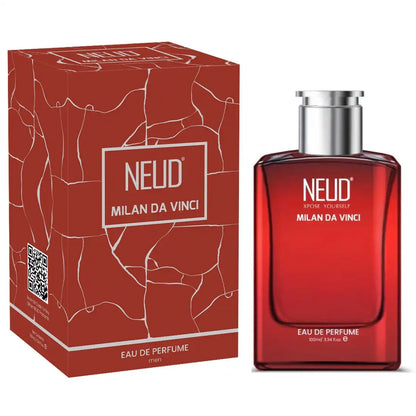 NEUD Milan Da Vinci Luxury Perfume for Cosmopolitan Men Long Lasting EDP - 100ml