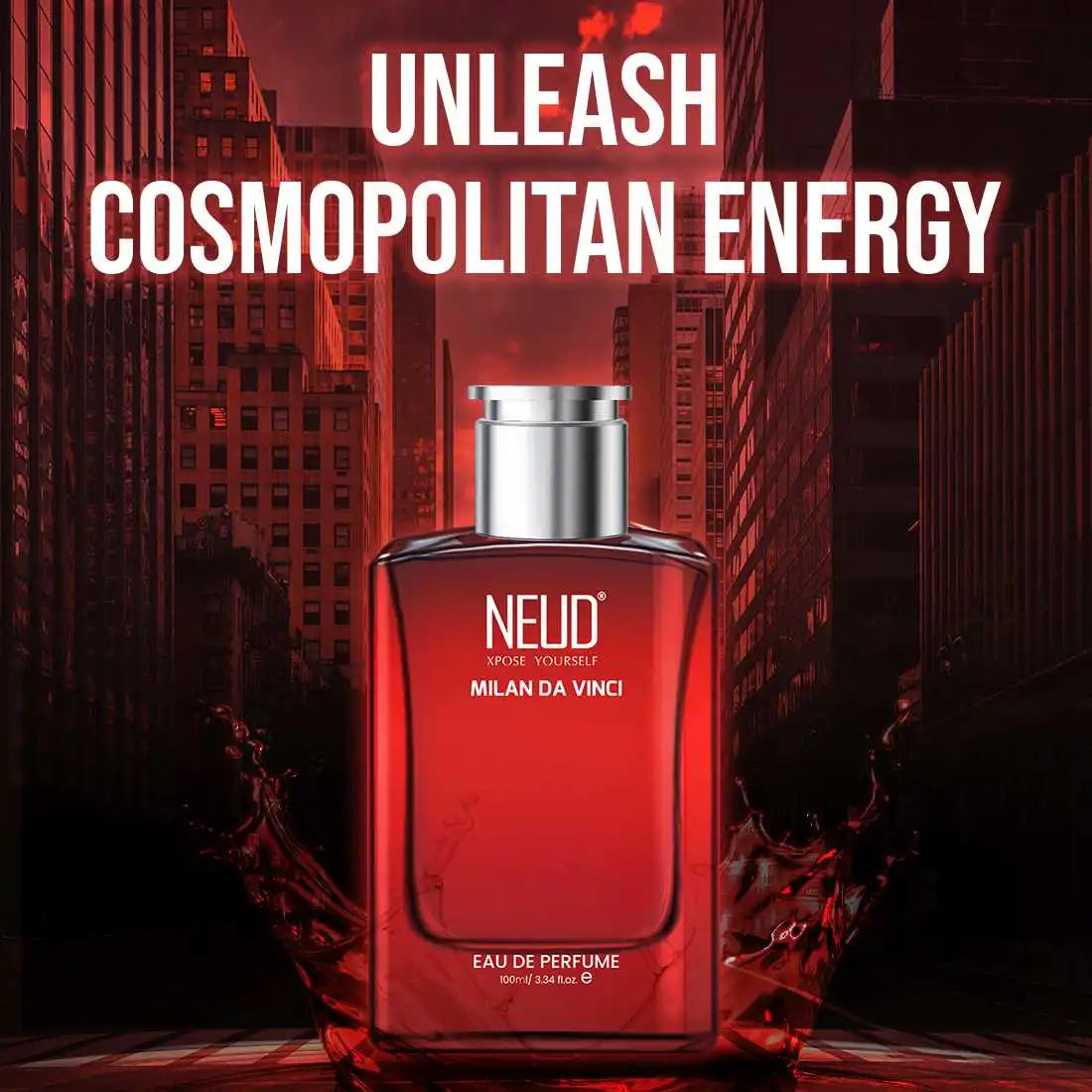 NEUD Milan Da Vinci Luxury Perfume for Cosmopolitan Men Long Lasting EDP - 100ml