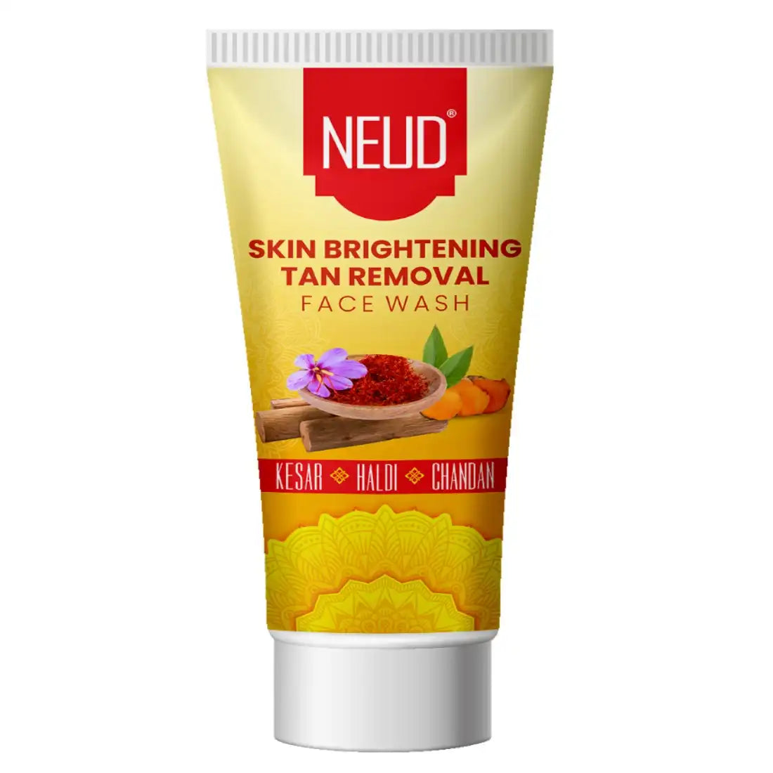 NEUD Skin Brightening Tan Removal Face Wash for Men and Women - 70ml