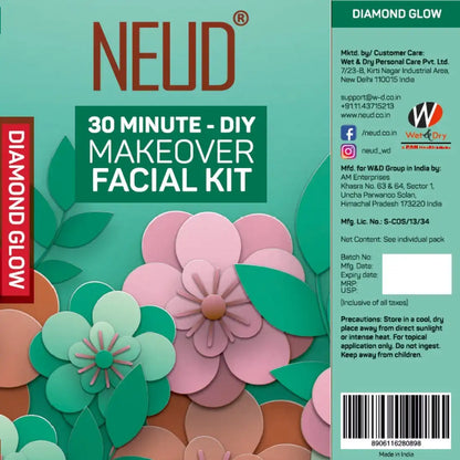 NEUD 6-Step DIY Makeover Facial Kit for Salon-Like Glow at Home