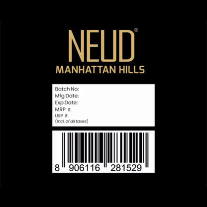 NEUD Manhattan Hills Luxury Perfume for Sophisticated Men Long Lasting EDP - 100ml