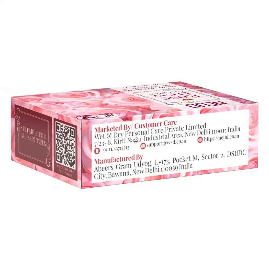 NEUD Rose Dew Glycerine Luxury Artisan pH-Balanced Handmade Soap 125g