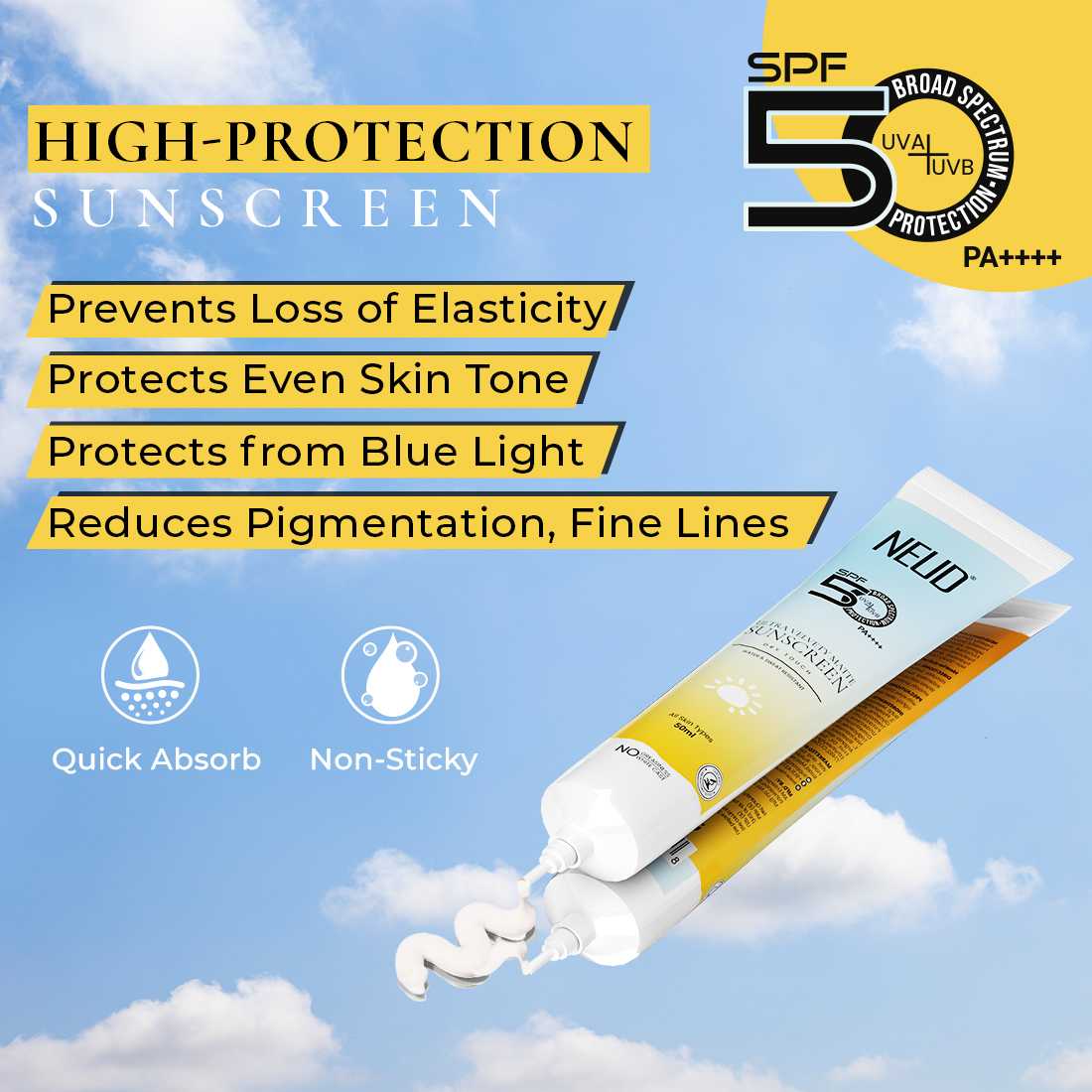 NEUD Ultra-Matte Sunscreen 50g