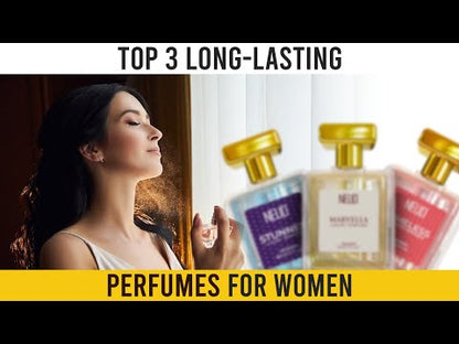 NEUD Luxury Perfume Gift Set for Women 3x50ml - Long-Lasting Strong Fragrances for Daily and Party Use