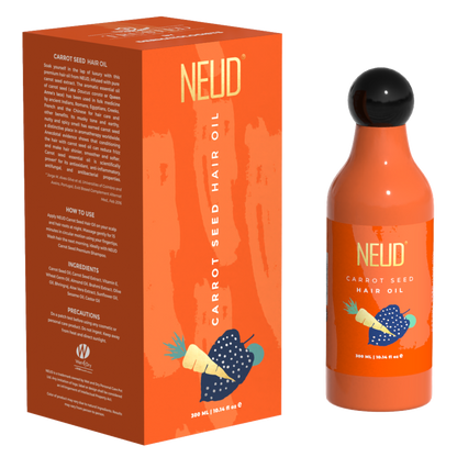 NEUD Carrot Seed Premium Hair Oil for Men & Women - 300ml