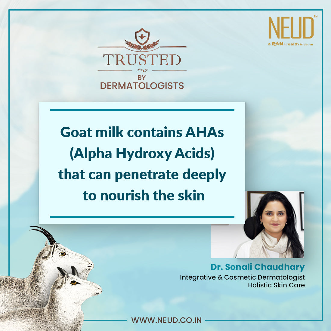 Benefits of goat milk are trusted by doctors