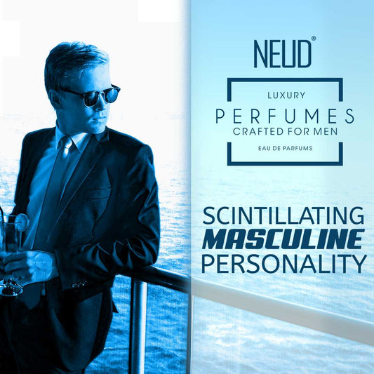 NEUD Luxury Perfumes for Men Long Lasting EDP - 6 Vials x 10ml Each