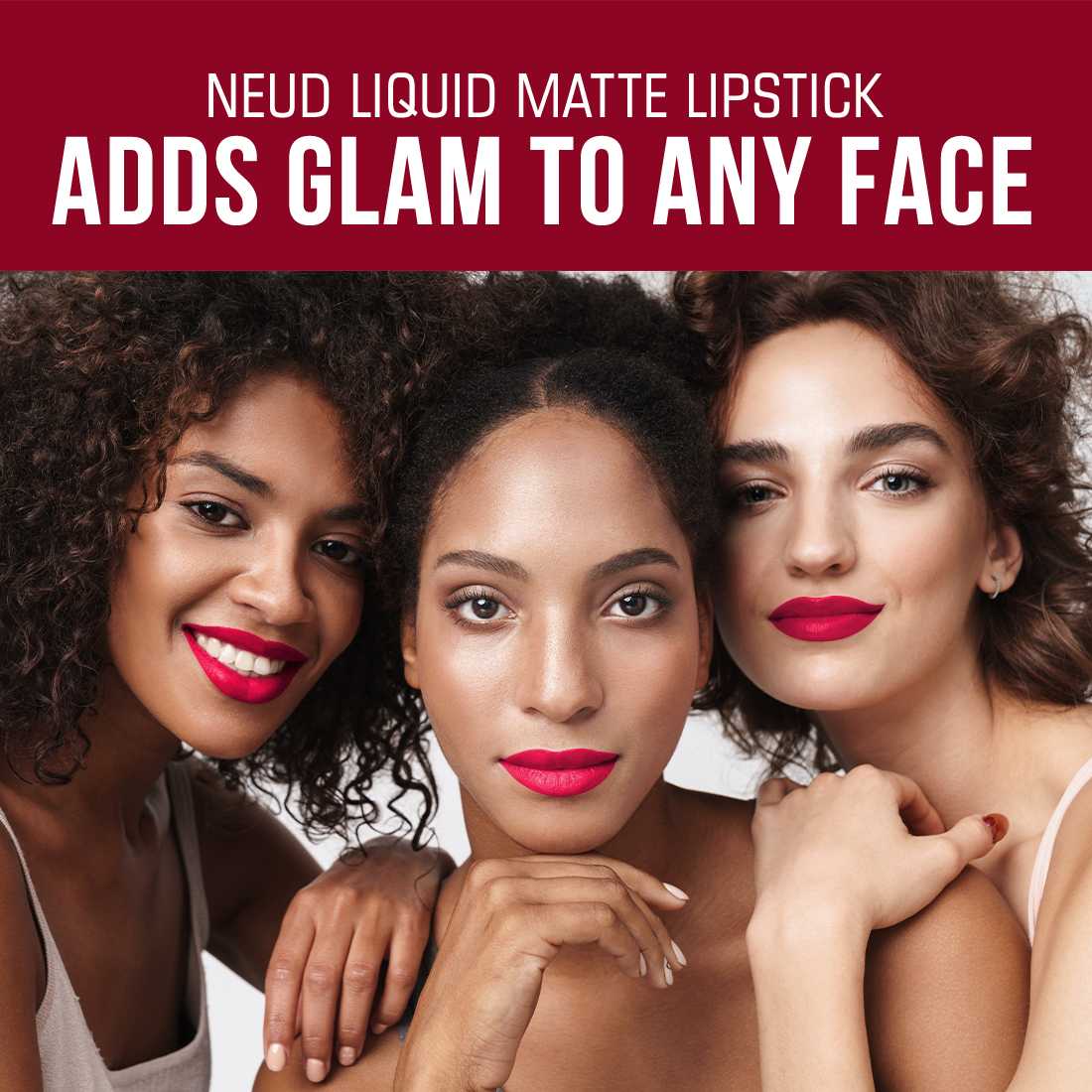 NEUD Matte Liquid Lipstick Peachy Pink with Jojoba Oil, Vitamin E and Almond Oil - Smudge Proof 12-hour Stay Formula with Free Lip Gloss