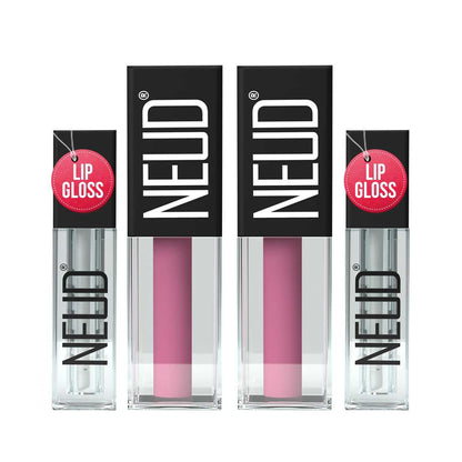 NEUD Matte Liquid Lipstick Supple Candy with Jojoba Oil, Vitamin E and Almond Oil - Smudge Proof 12-hour Stay Formula with Free Lip Gloss