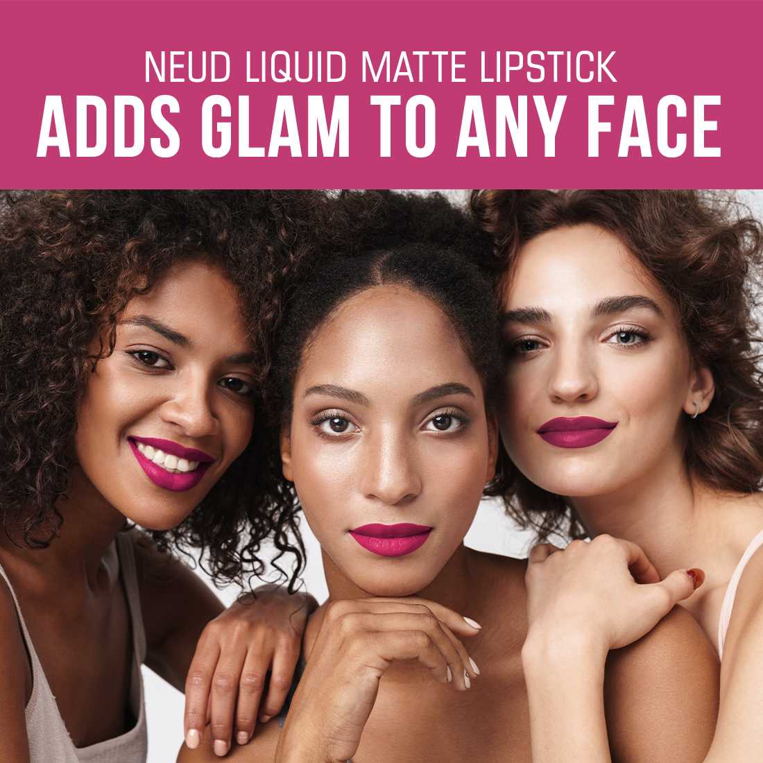 NEUD Matte Liquid Lipstick Quirky Tease with Jojoba Oil, Vitamin E and Almond Oil - Smudge Proof 12-hour Stay Formula with Free Lip Gloss