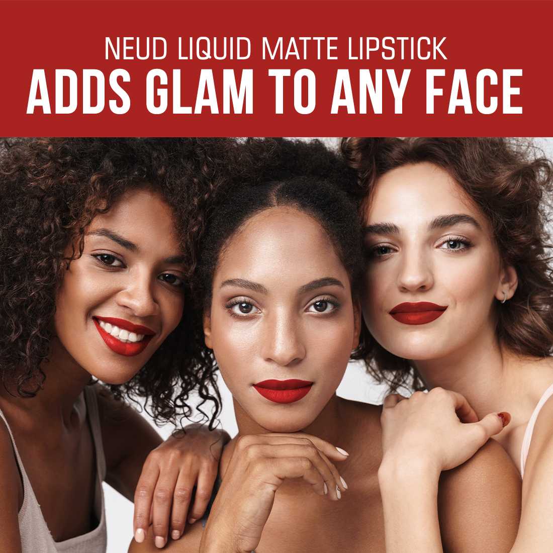 NEUD Matte Liquid Lipstick Perfect Pout with Jojoba Oil, Vitamin E and Almond Oil - Smudge Proof 12-hour Stay Formula with Free Lip Gloss