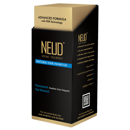 NEUD Natural Inhibitor for Unwanted Hair in Men & Women