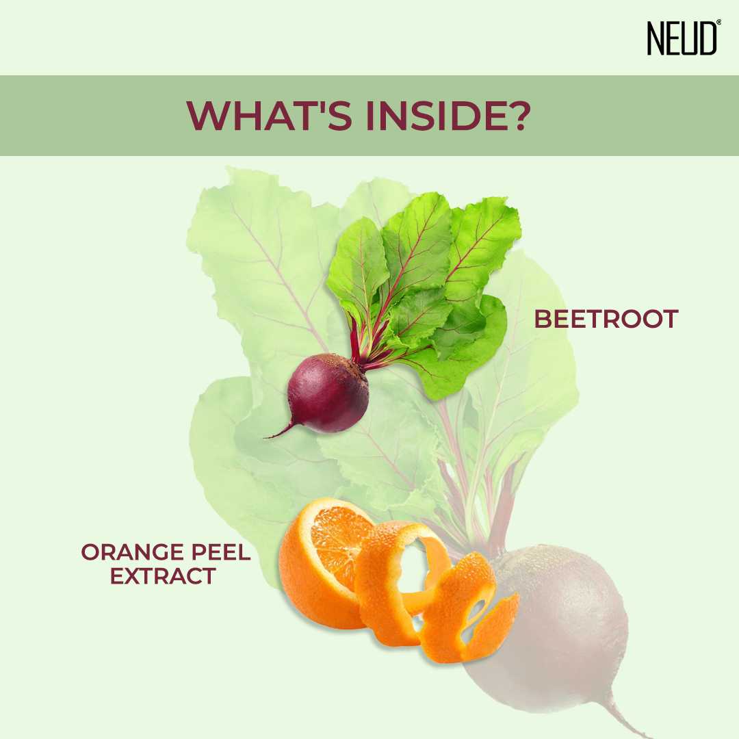 NEUD Beet Root Facial Mist Spray For Dull and Dry Skin - 100 ml