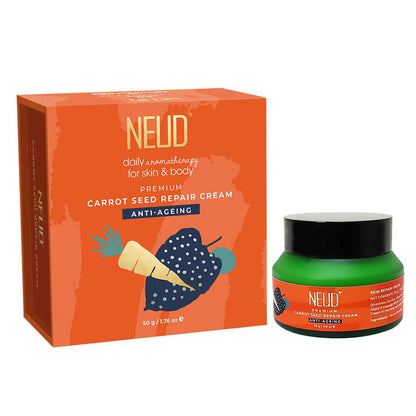 NEUD Carrot Seed Premium Skin Repair Cream for Men & Women - 50 g