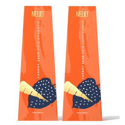 NEUD Carrot Seed  Shampoo and Hair Conditioner Combo for Men and Women