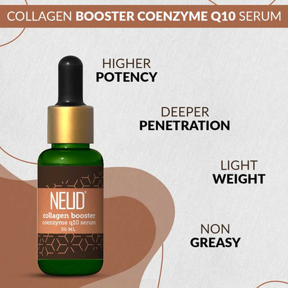 NEUD Collagen Booster Coenzyme Q10 Serum With Matrixyl 3000 and Aloe Vera - 30 ml