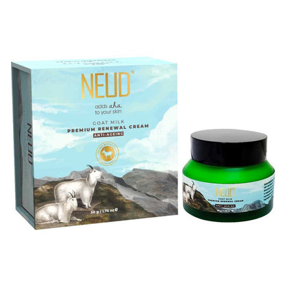 NEUD Goat Milk Premium Skin Renewal Cream for Men & Women - 50 g