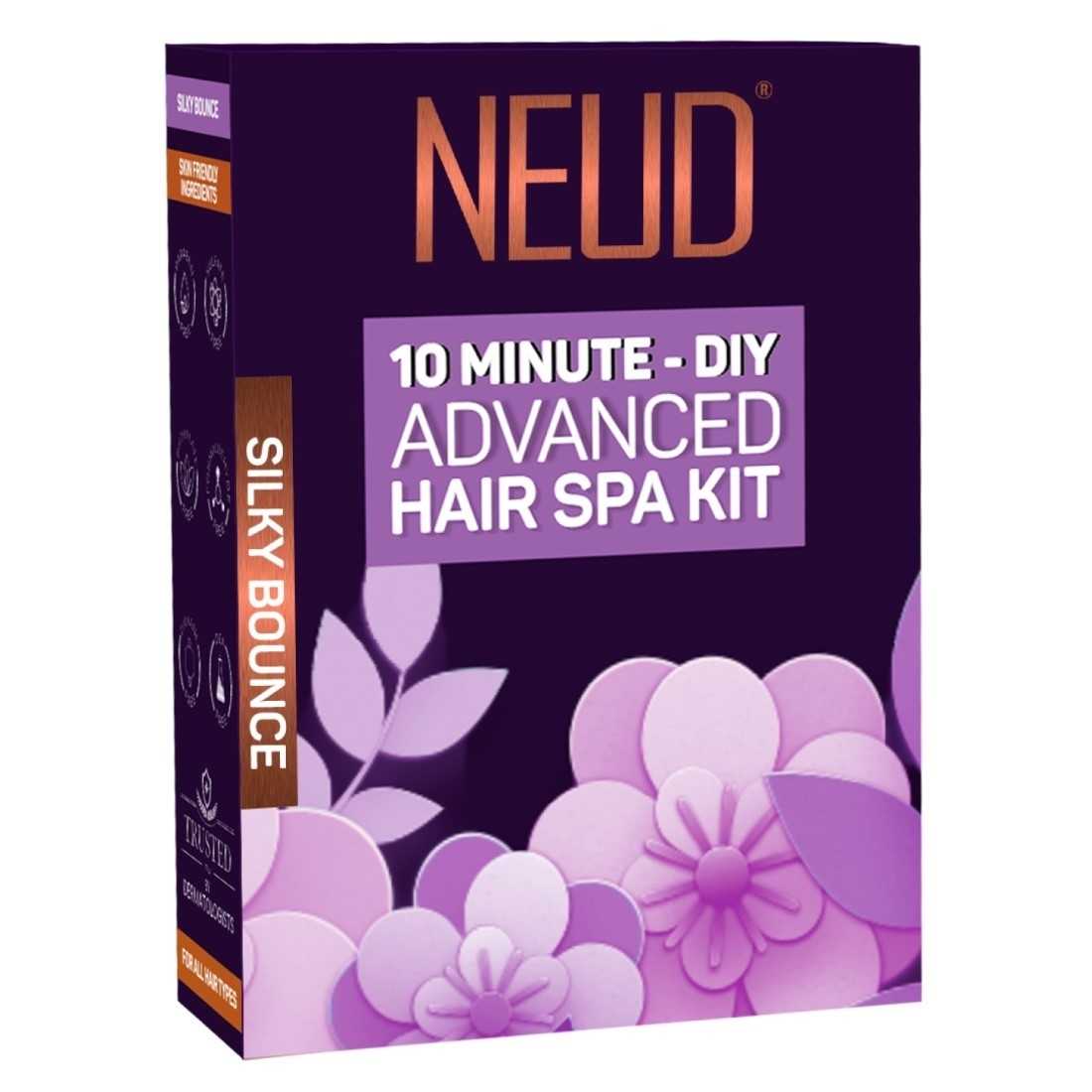 NEUD 4-Step DIY Advanced Hair Spa Kit for Salon-Like Silky Bounce at Home