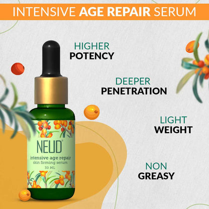 NEUD Intensive Age Repair Skin Firming Serum With Retinol, Niacinamide & Bakuchiol - 30 ml