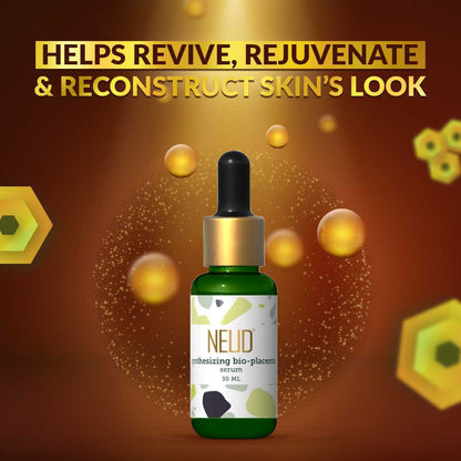 NEUD Synthesizing Bio-Placenta Serum With Hyaluronic Acid and Advanced Skin Ingredients - 30 ml