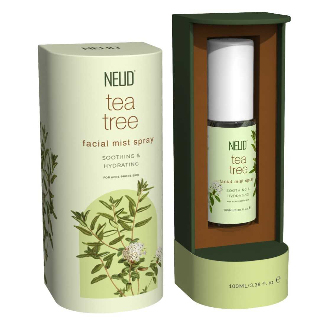 NEUD Tea Tree Facial Mist Spray For Acne-Prone Skin - 100 ml