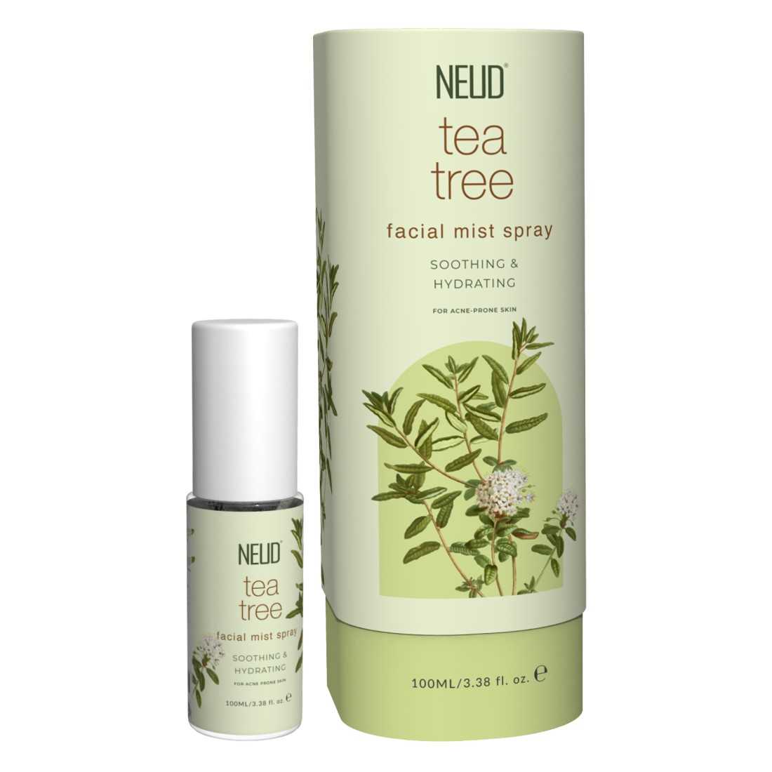 NEUD Tea Tree Facial Mist Spray For Acne-Prone Skin - 100 ml