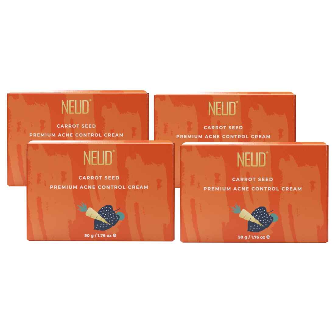NEUD Carrot Seed Acne Control Cream for Men & Women - 50g
