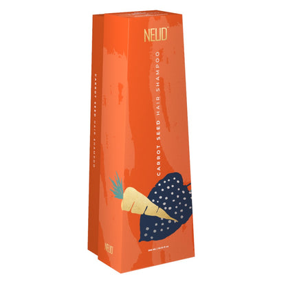 NEUD Carrot Seed Premium Shampoo for Men & Women - Get Free Zipper Pouch